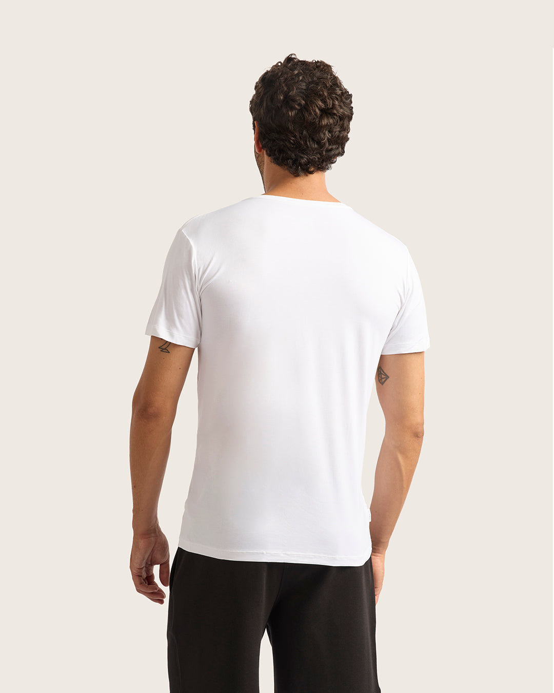 メンズ クルーネックTシャツ | White