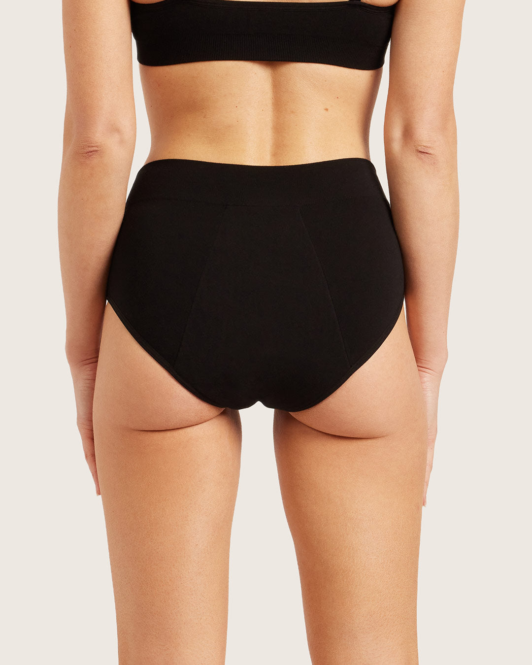 吸水サニタリーショーツ フルブリーフ（普通~多い日用） | Black