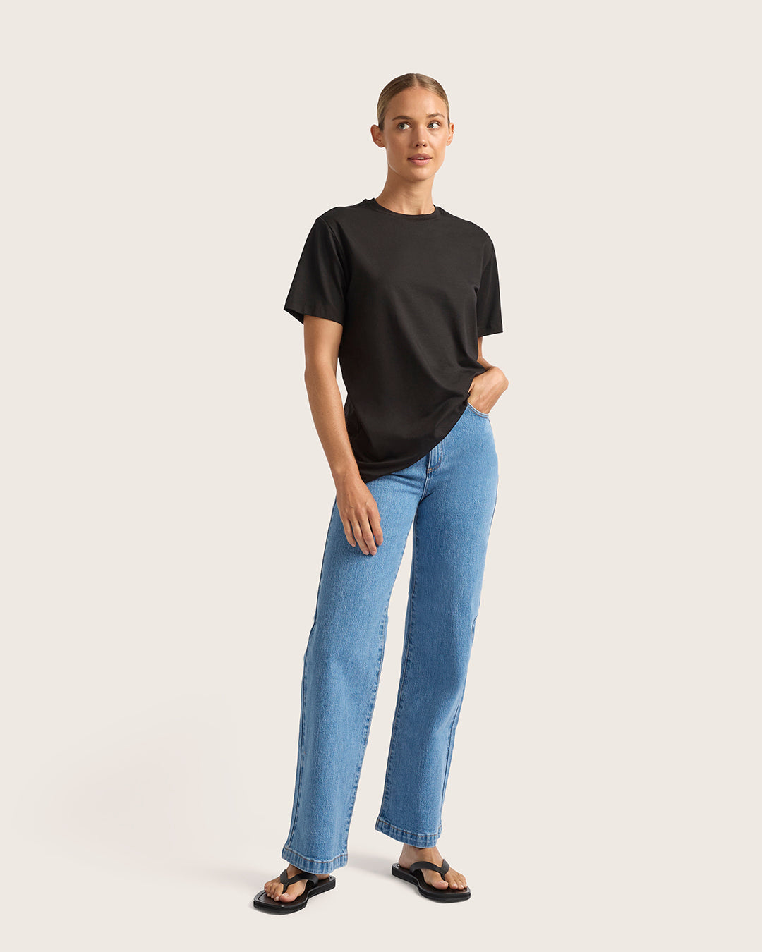 クラシック クルーネックTシャツ | Black