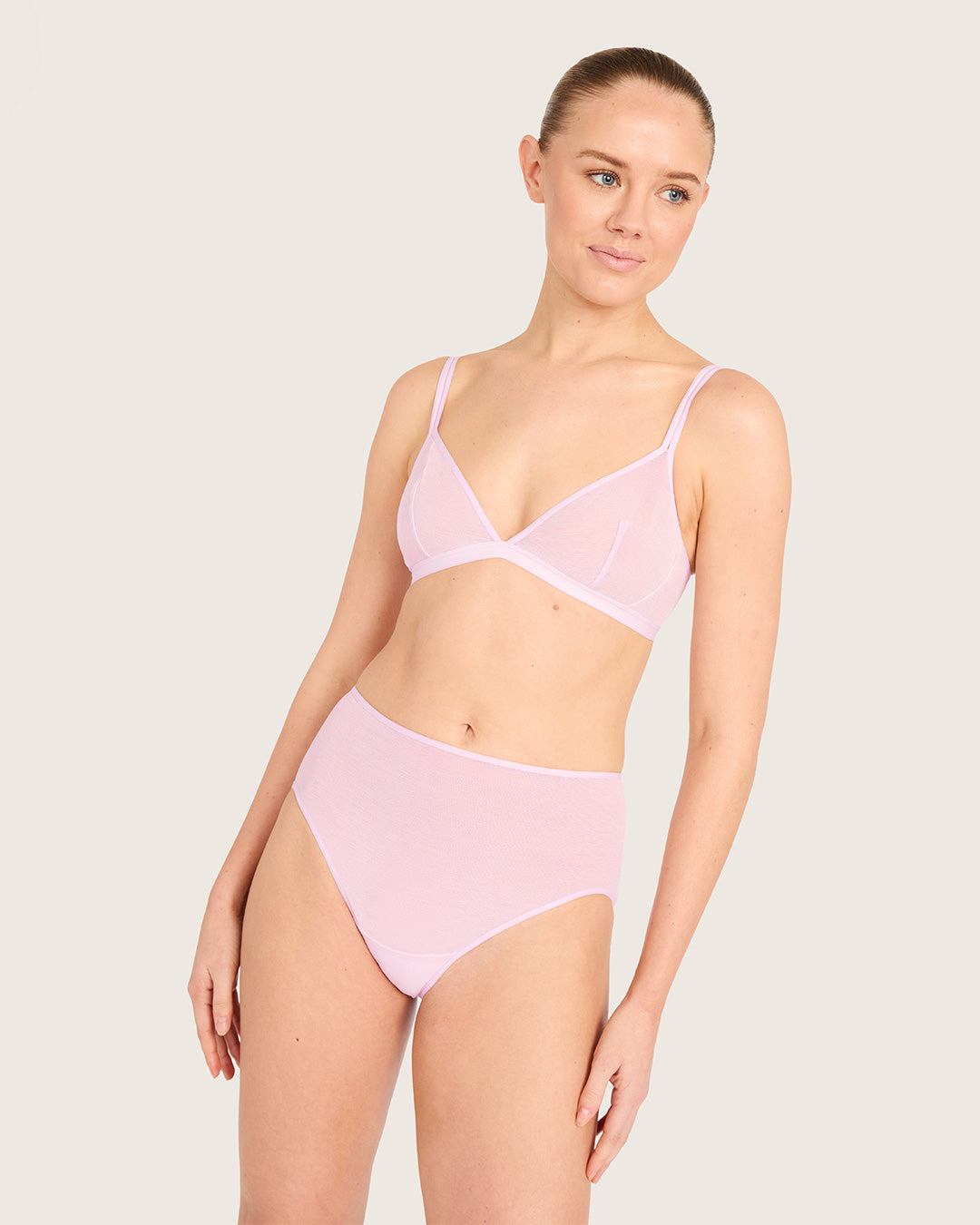 FreeMesh トライアングルブラレット | Pink Sorbet