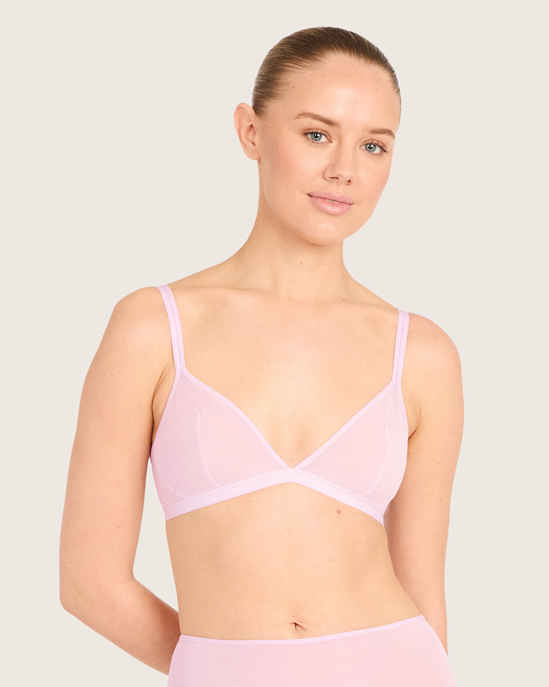 FreeMesh トライアングルブラレット | Pink Sorbet