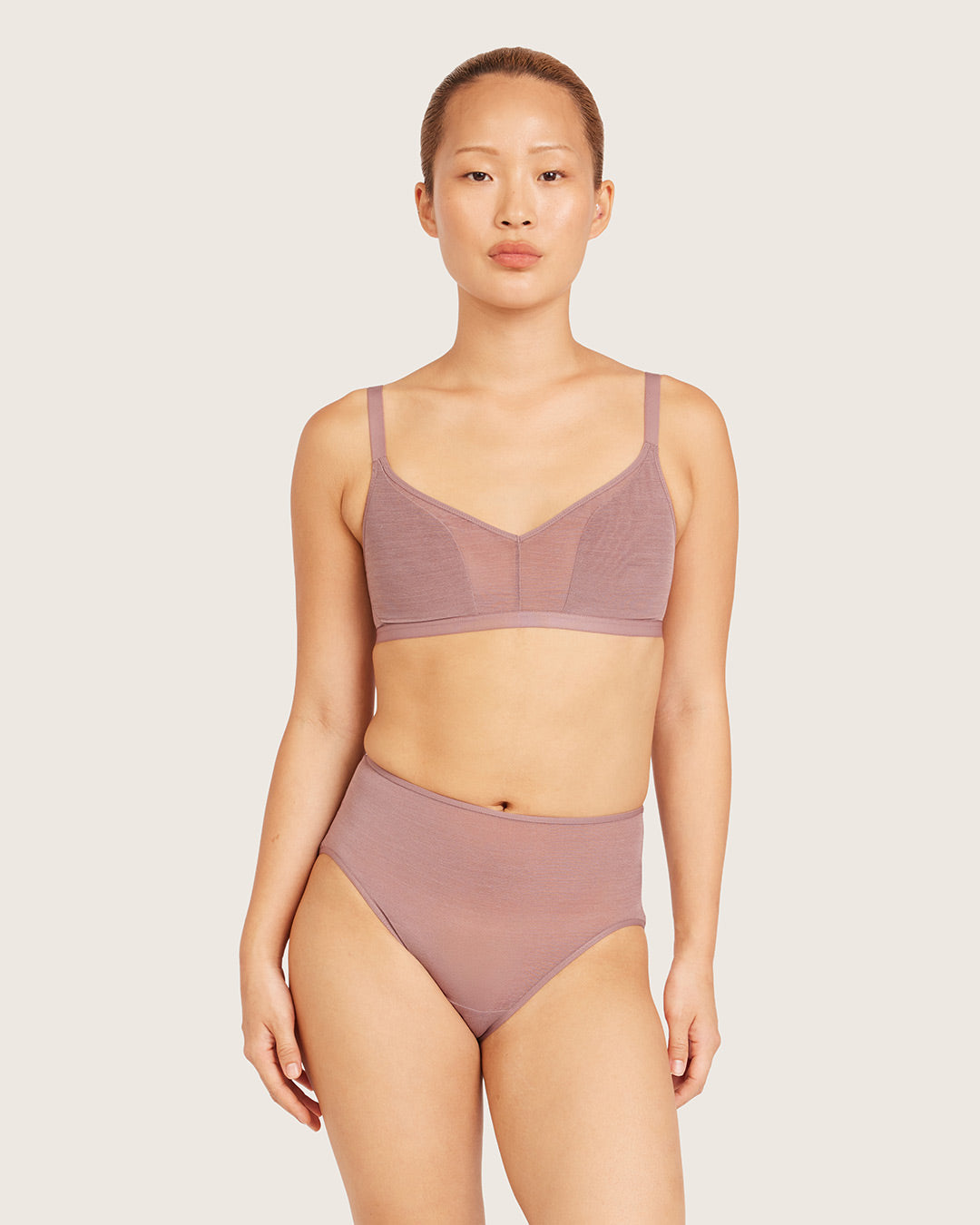 FreeMesh ハイカットフルブリーフ | Mauve