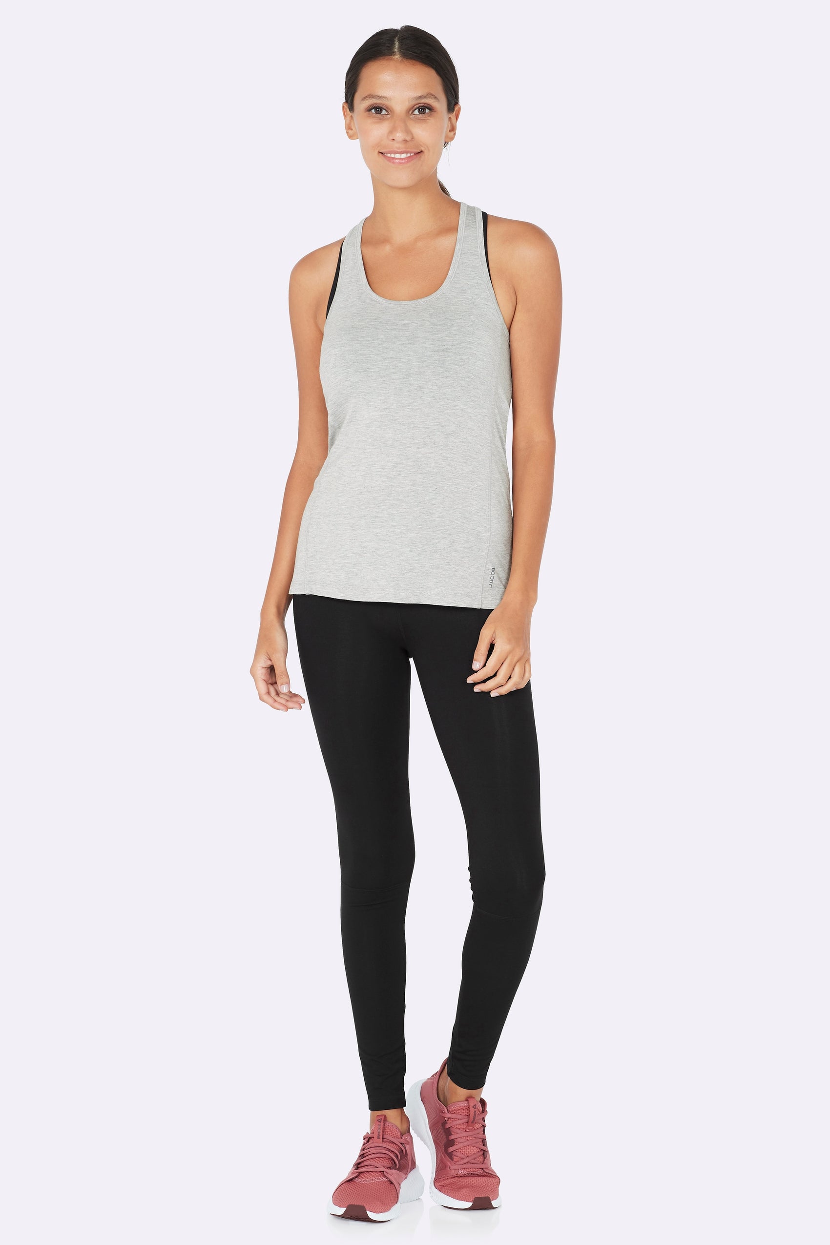 レディース レーサーバックアクティブタンクトップ オーガニックバンブーエコウェア Boody Australia